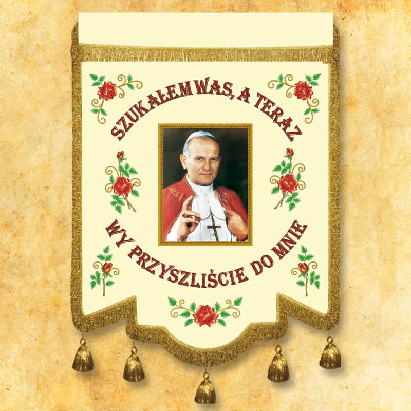 Chorągiew – Św. Jan Paweł II