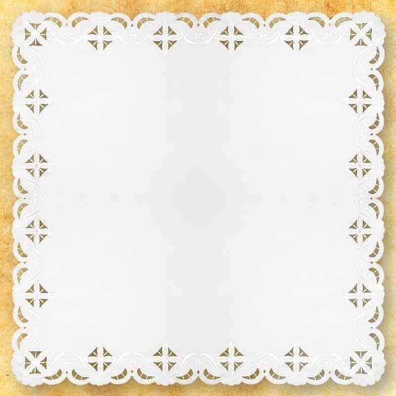 Nakładka “Krzyże w Kwadracie” białe 95×95