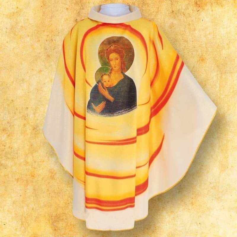 Modern chasuble "Our Lady of Perpetual Help"