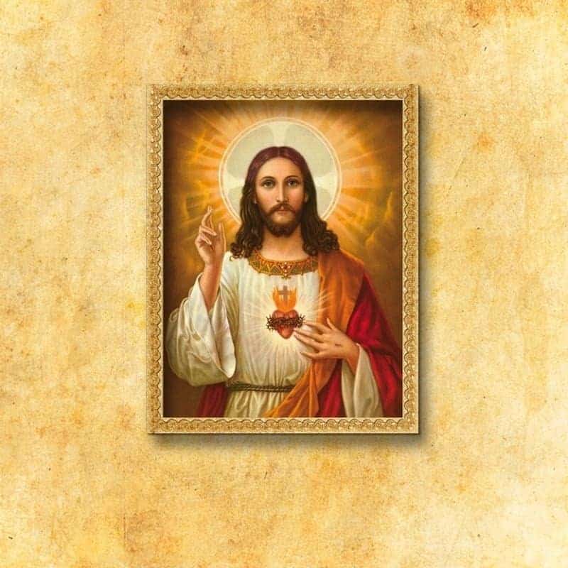 Obraz na tkaninie “Serce Jezusa”