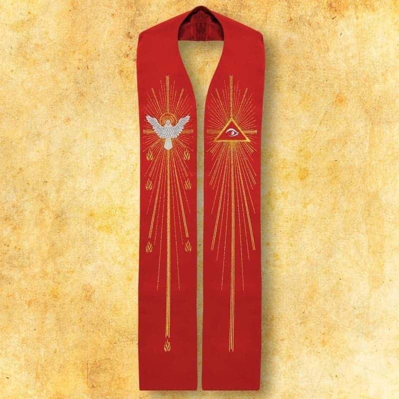 Embroidered stole "Holy Spirit"