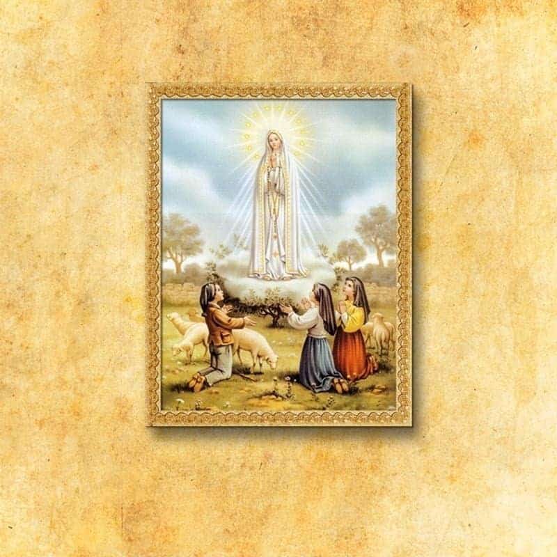 Imagen en tela "Nuestra Señora de Fátima"