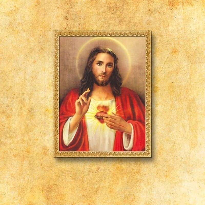 Image on fabric "Heart of Jesus"