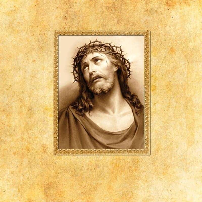 Obraz na tkaninie “Jezus Cierpiący”