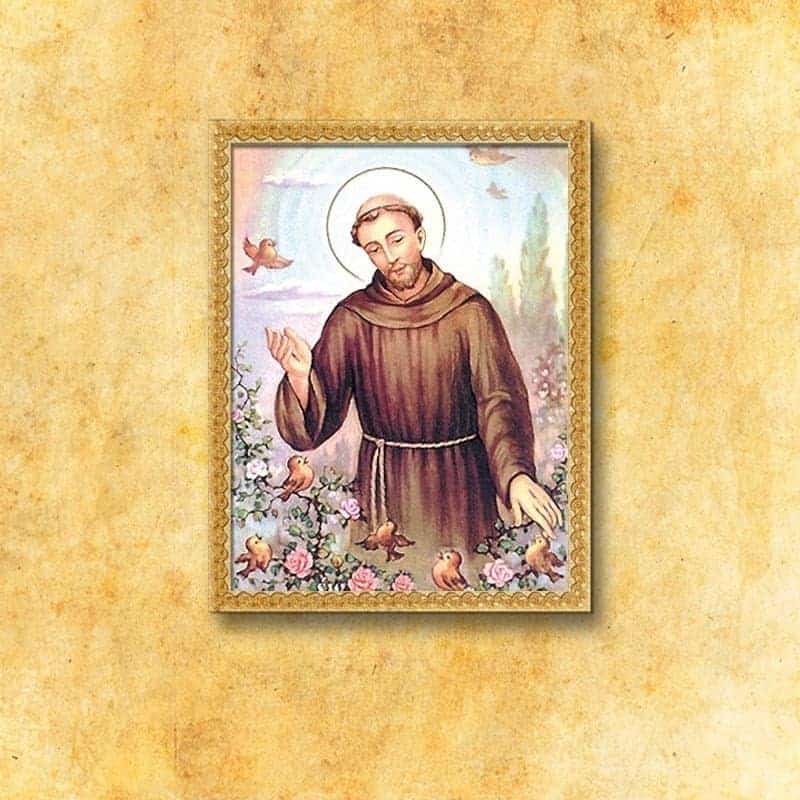 Obraz na tkaninie “Św. Franciszek”