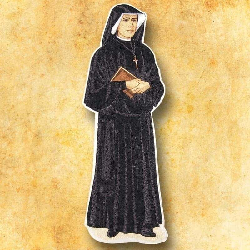 Embroidered applique "St. Faustina"