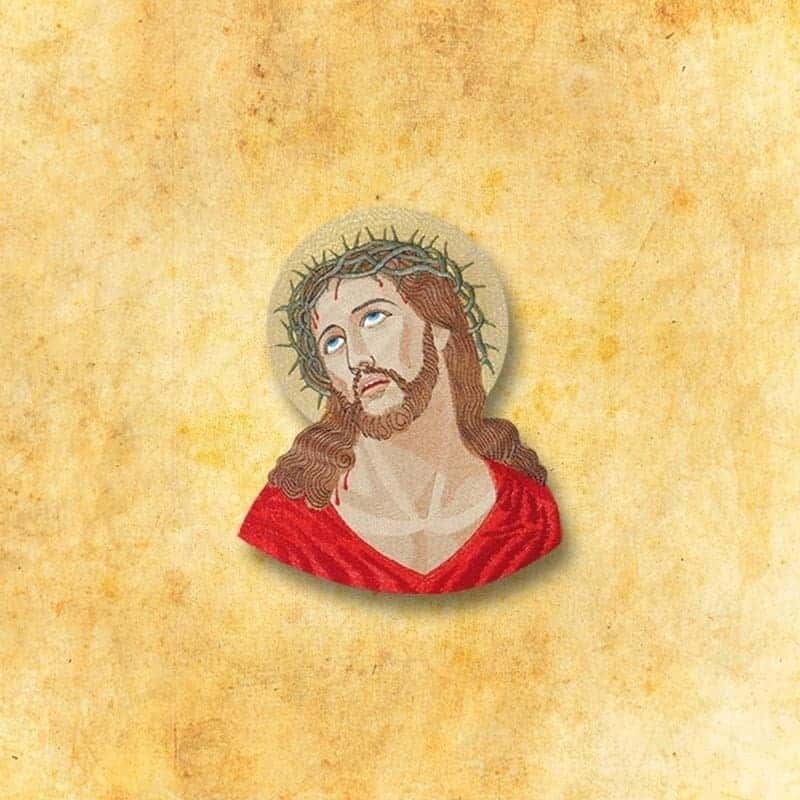 Aplikacja haftowana “Chrystus Cierpiący”