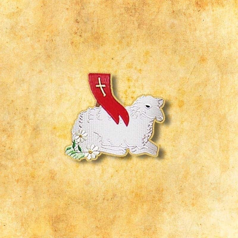 Embroidered applique "Lamb"