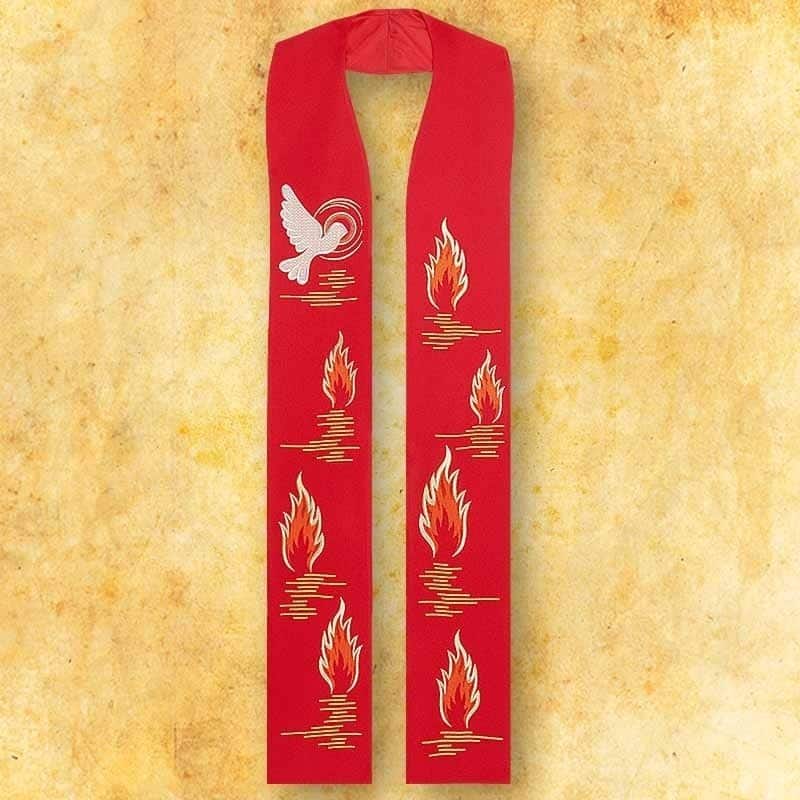 Embroidered stole "Holy Spirit"