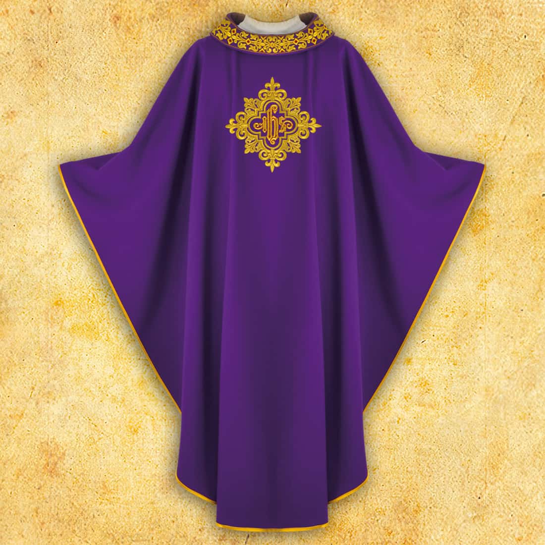 Embroidered chasuble "Rosette"