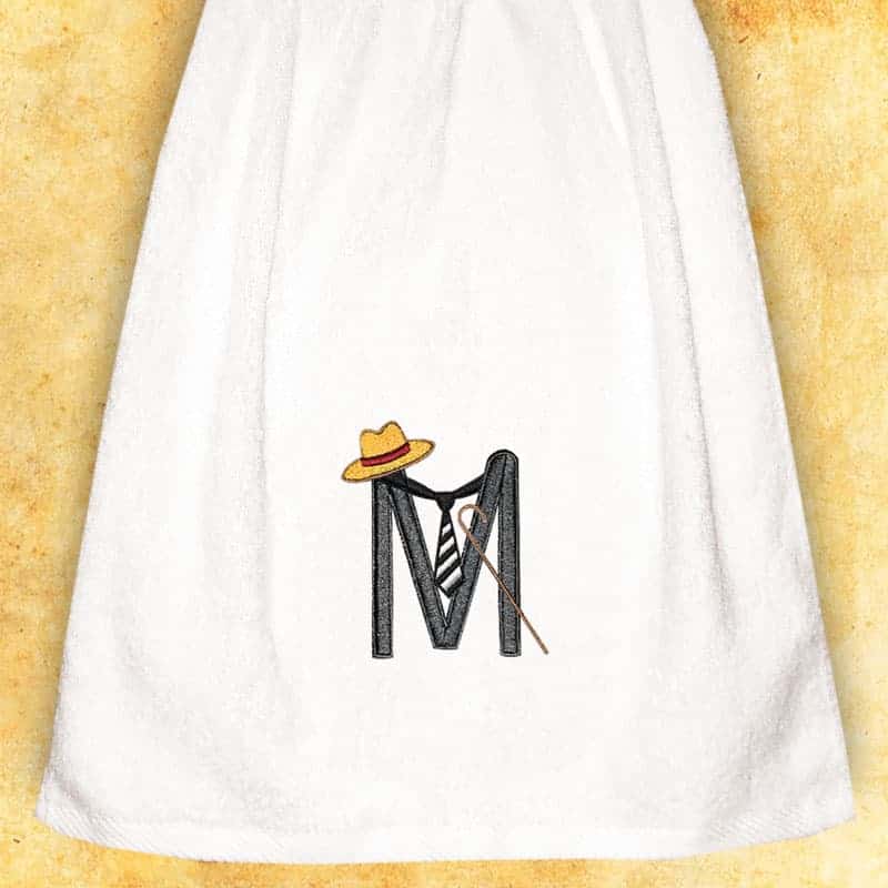 Embroidered Towel for Men "M"