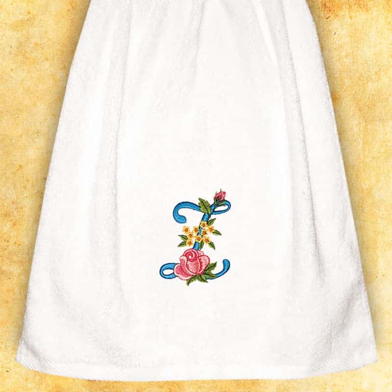Embroidered Towel for Ladies "Z"