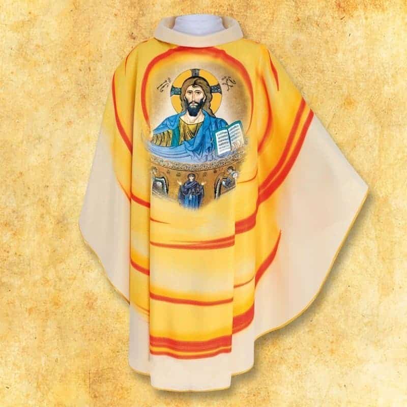 Modern chasuble &quot;Jesus of Cefalu&quot;