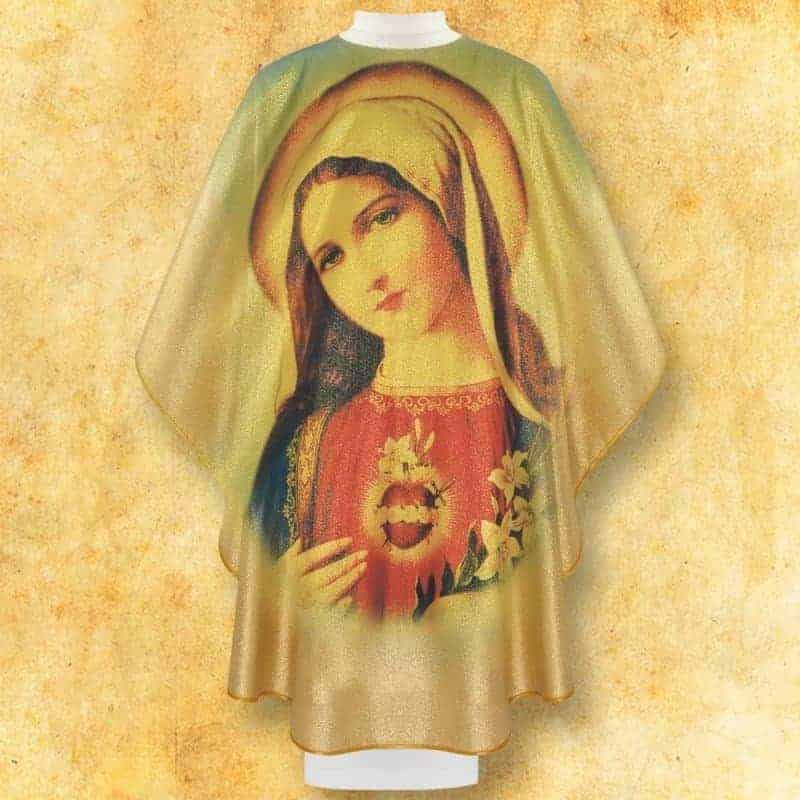 Photo gold chasuble "Mother of God"
