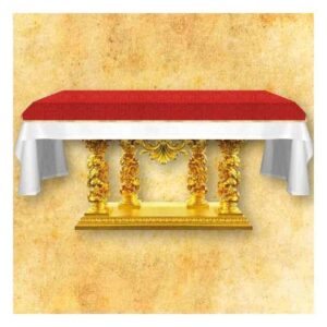 Cubre altar de jacquard