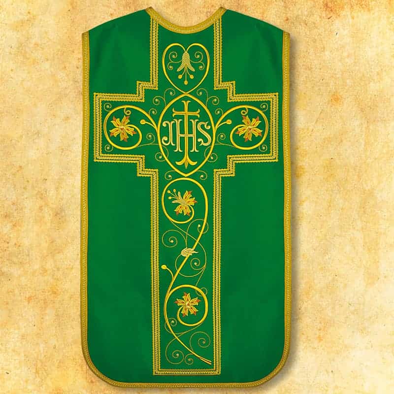 Roman embroidered chasuble "Agape"