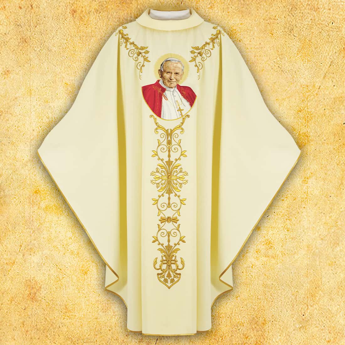 Ornat haftowany “Jan Paweł II”
