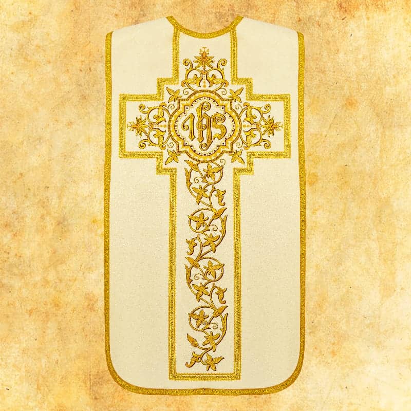 Roman embroidered chasuble "Pastorales"