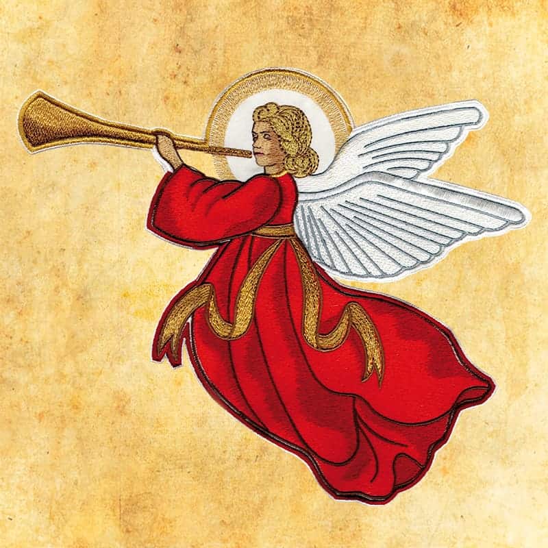 Embroidered applique "Angel"