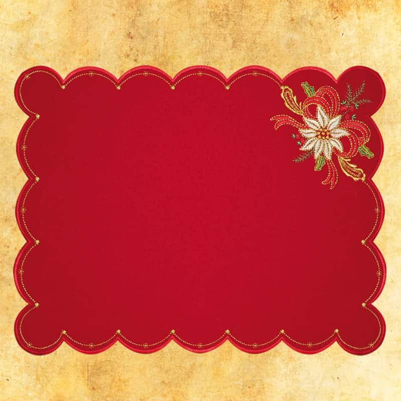 Christmas red napkin