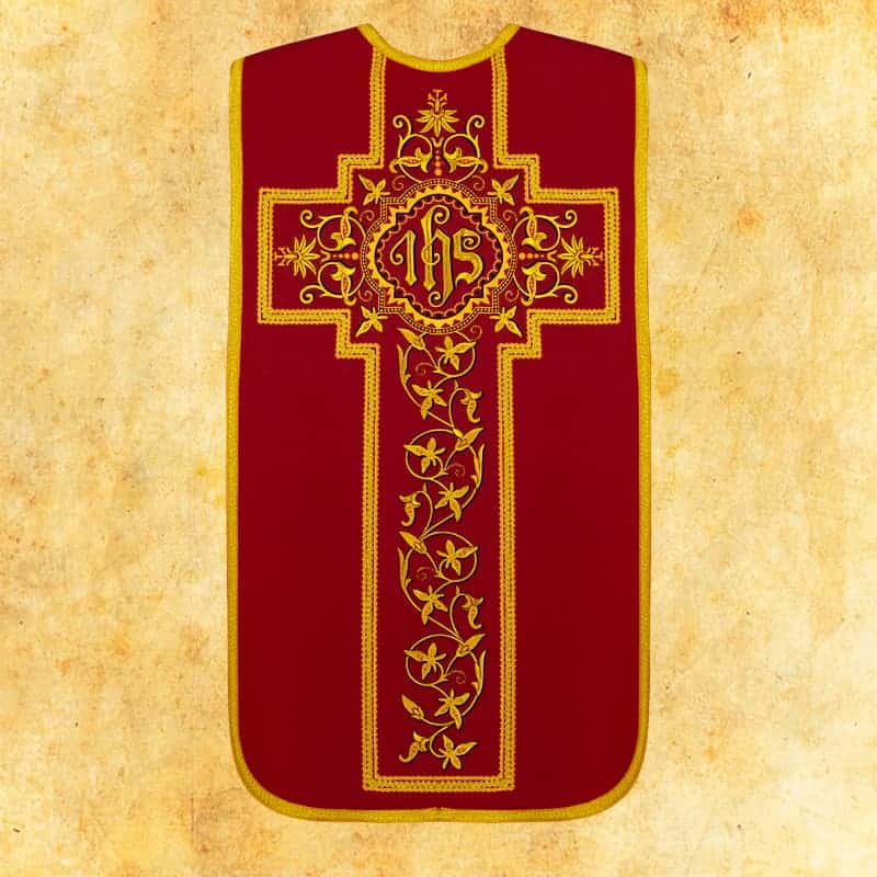 Roman embroidered chasuble "Pastorales"