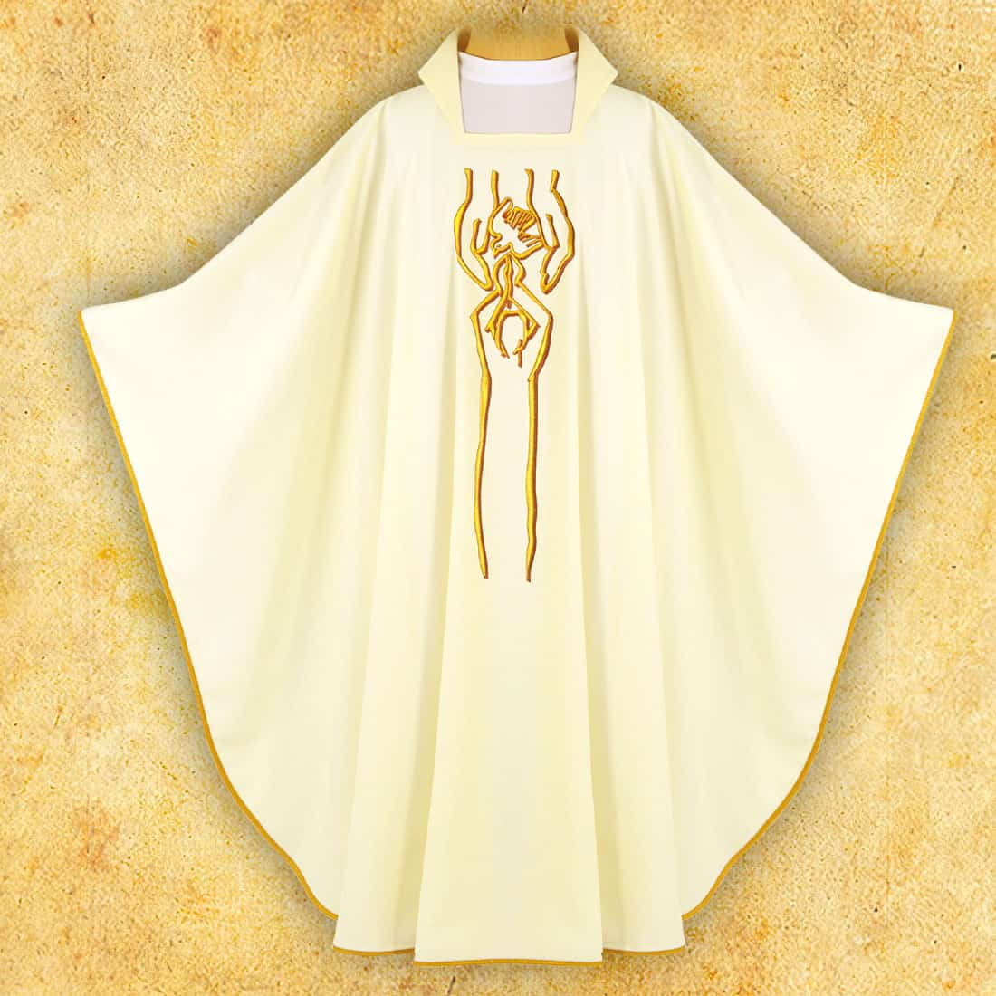 "Oasis" embroidered chasuble