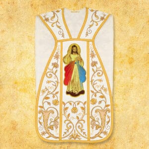 Roman embroidered chasuble "Jesus the Merciful"