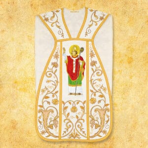 Roman embroidered chasuble "St. Stanislaus".